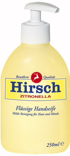 Hirsch Zitronella tekuté mýdlo s pumpičkou 250 ml od 69 Kč - Heureka.cz