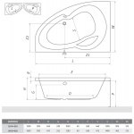 Roth HARMONIA 160 x 95 cm 9830000 – Zboží Mobilmania