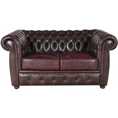 indickynabytek.cz Chesterfield Liverpool z pravé hovězí kůže New Red – Zbozi.Blesk.cz