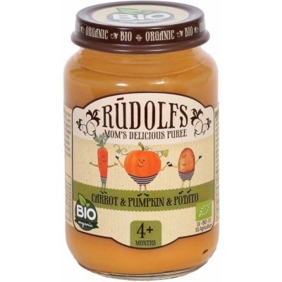 Rudolfs BIO mrkev dýně a brambory 190 g – Zboží Dáma