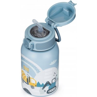 Petite & Mars Láhev nerezová termo se slámkou 350 ml Work Zone 12m+ – Hledejceny.cz