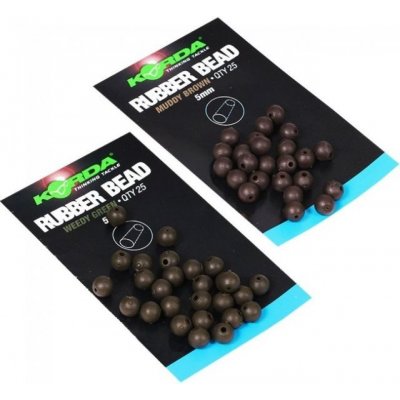 Korda Gumový korálek Rubber Bead 4mm Green 25ks – Hledejceny.cz