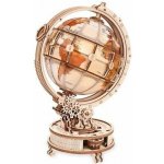 Robotime Rokr Svítící 3D dřevěné puzzle Globus 180 ks – Hledejceny.cz