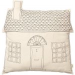 ferm LIVING Dekorativní polštář Abode Cottage Housekrémová 45 x 45 – Zboží Mobilmania