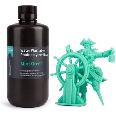 ELEGOO Water Washable Resin Mint Green 1kg – Zboží Živě