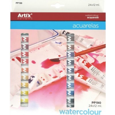 ARTIX PAINTS Akvarelové barvy 24x12ml – Zboží Dáma
