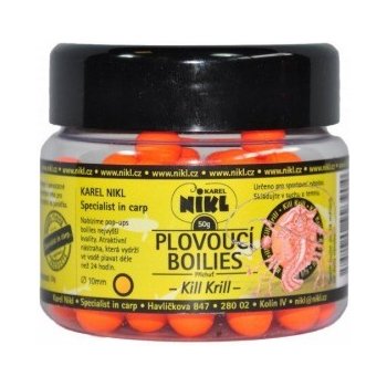 Karel Nikl Pop Up Boilies Devil Krill žlutá 50g 18mm