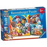Ravensburger 050482 Tlapková patrola Hrátky v listí 3x49 dílků – Zboží Dáma
