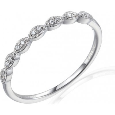 Gems prsten Heather bílé zlato brilianty 3862423 0 53 99 – Zboží Mobilmania