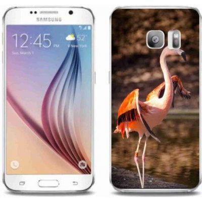 Pouzdro mmCase Gelové Samsung Galaxy S6 Edge - plameňák 2 – Zboží Mobilmania