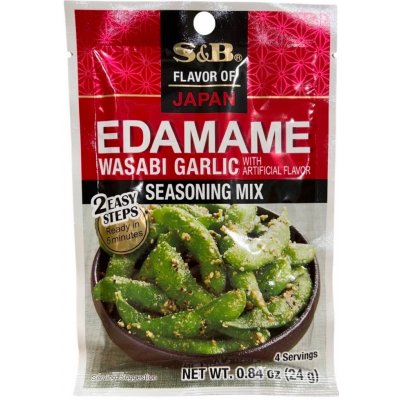 S&B Seasoning Mix for Edamame Wasabi Garlic 24g