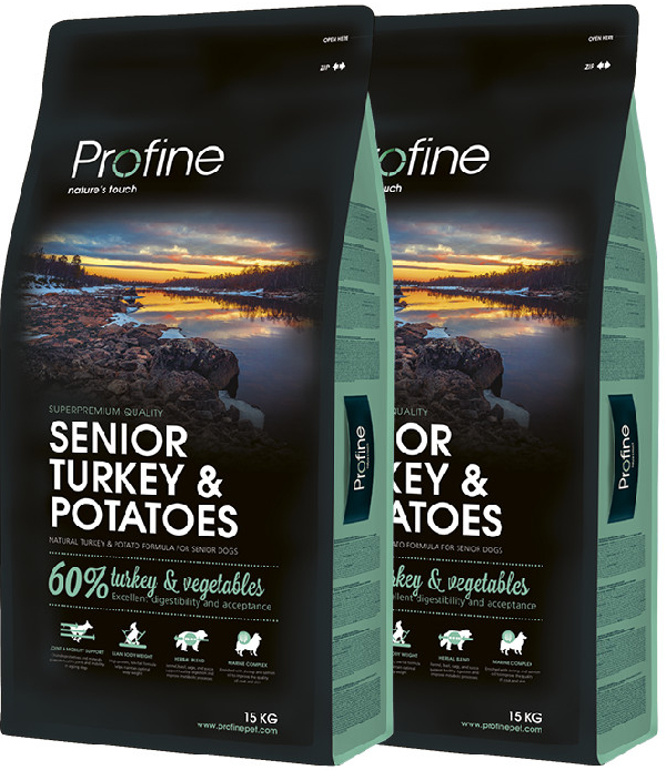 Profine Senior Turkey & Potato 2 x 15 kg