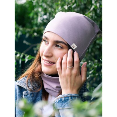Doke Set čepice a nákrčník organic dawn pink – Hledejceny.cz