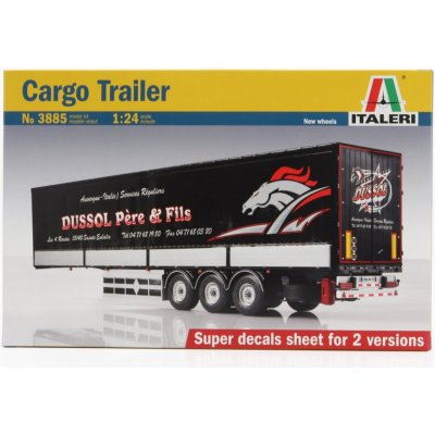 Italeri Model Kit návěs 3885 CARGO TRAILER 1:24 – Zbozi.Blesk.cz