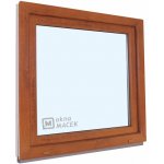 KNIPPING Plastové okno - 70 AD, 900x900 mm, OS, zlatý dub Otevírání: pravé (OSp), Sklo: čiré, Barva, imitace: zlatý dub/bílá (jednostranně) – Hledejceny.cz