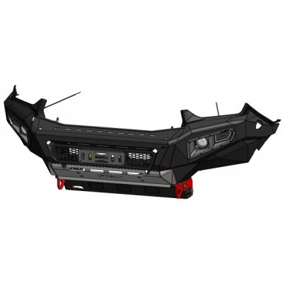 Přední nárazník Isuzu D-Max 2020 pevnostní- s mlhovkami | Zboží Auto