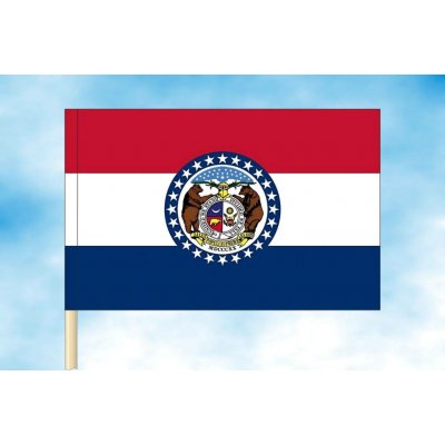 LIBEA, s.r.o. Missouri vlajka Rozměr: 30×45 cm, Uchycení: Návlek na žerď – Hledejceny.cz