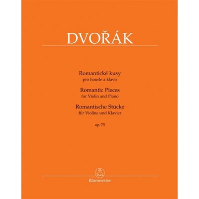 Romantické kusy op. 75 - Antonín Dvořák – Hledejceny.cz