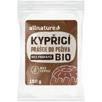 ALLNATURE Kypřící prášek do pečiva BIO 150 g – Sleviste.cz