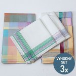Etex Luxusní dámské kapesníky z česané bavlny - výhodný set 9 kusů – Hledejceny.cz