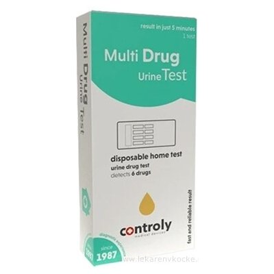 Controly Test MultiDrug sada pro samodiagnostický test ze vzorku moči 1 ks – Zbozi.Blesk.cz