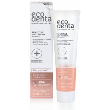 Ecodenta pro citlivé zuby s bělicím účinkem Sensitive Whitening Toothpaste 100 ml