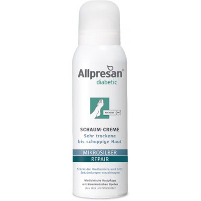 Allpresan Diabetic Microsilver + Repair krémová pěna 125 ml