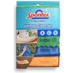 Spontex Microfibre Set utěrky z mikrovlákna 3 ks – Sleviste.cz