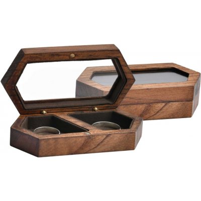 Lunica dřevěná krabička na snubní prsteny 0593 – Hledejceny.cz