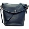 Kabelka My Love bag kožená crossbody modrá