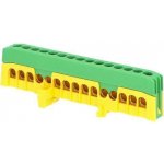 Eleman 1001320 Můstek PE 15-F2 (svorkovnice 15x16mm2), krytý IP20, zeleno-žlutý, 63A, na DIN /2020273 – Hledejceny.cz