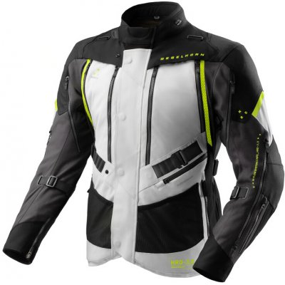 RebelHorn Dámská textilní bunda Hardy 3.0 černá/šedá/fluo žlutá – Sleviste.cz