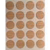 Krytka samolepicí 13mm 20ks - dub 4832