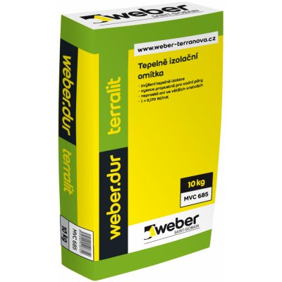 Weber Izolační jádrová omítka Weberdur terralit 10 kg – Zboží Mobilmania