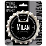 Nekupto Otvírák na pivo, podtácek se jménem - Milan – Hledejceny.cz