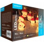 Světelný řetěz sněhuláci BAT modee 0,9m TEPLÁ bílá 10LED ML-C3026 – Hledejceny.cz