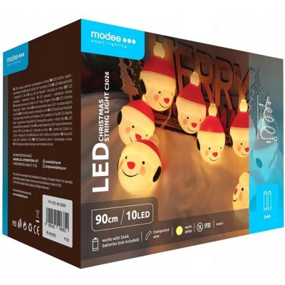 Světelný řetěz sněhuláci BAT modee 0,9m TEPLÁ bílá 10LED ML-C3026 – Hledejceny.cz