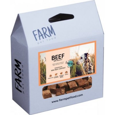 Farm Pet Food sušený B.A.R.F. hovězí 0,150 kg – Zboží Mobilmania