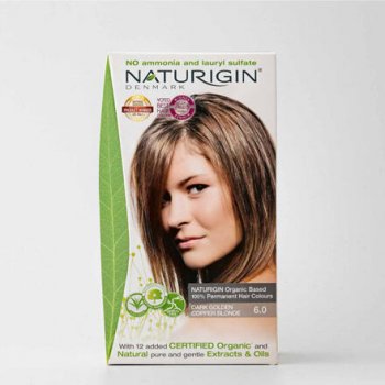 Naturigin Permanent Hair Colours Dark Golden Copper Blonde 6.0 115 ml