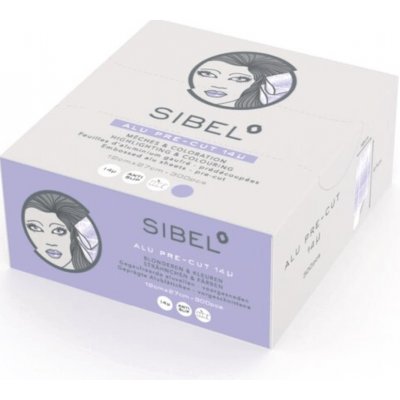Sibel ALU fólie na melír 27 x 12 cm 14 mikro 300 ks - fialové