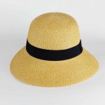 Krumlovanka dámský letní nemačkavý klobouk Cloche P-12628 béžová – Zboží Dáma