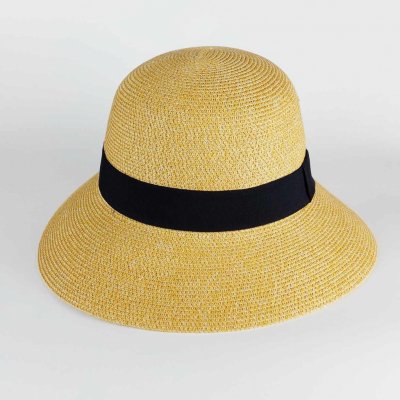 Krumlovanka dámský letní nemačkavý klobouk Cloche P-12628 béžová – Zboží Dáma