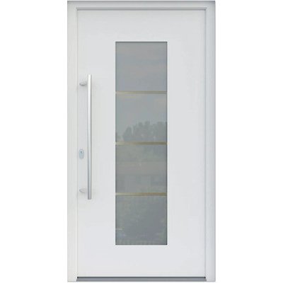 ARON vchodové dveře 3141-2 bílé 100 x 210 cm L – Hledejceny.cz