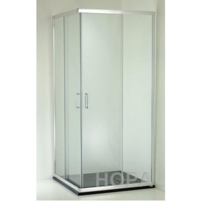 Hopa Sprchový kout BARCELONA PLUS QUADRATO Chrom/Leštěný hliník (ALU) Univerzální Levé / Pravé Čiré bezpečnostní sklo - 5 / 6 mm 80 cm 80 cm – Zboží Mobilmania