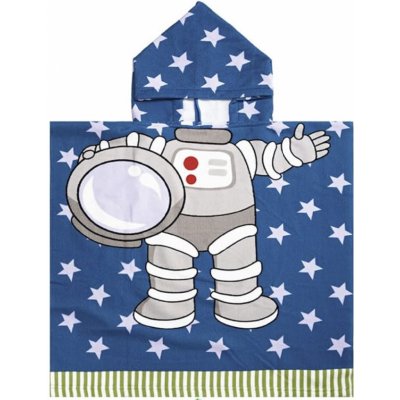 Dětský pončo ručník kosmonaut