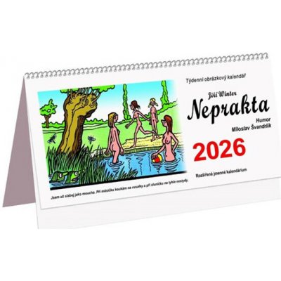 Stolní týdenní humor NEPRAKTA ŠVANDRLÍK 2026 – Sleviste.cz