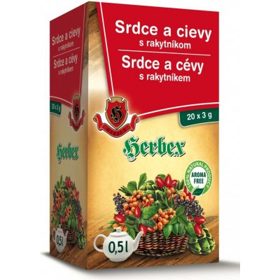 Herbex Srdce a cévy s rakytníkem 20 x 3 g