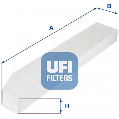 Filtr, vzduch v interiéru UFI 53.257.00 – Hledejceny.cz