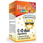BIOCO C+D duo Junior žvýkací tablety lesní ovoce 100ks – Hledejceny.cz