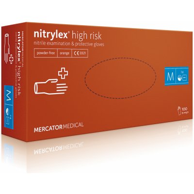 Mercator Medical Nitrylex High Risk 100 ks – Zboží Mobilmania